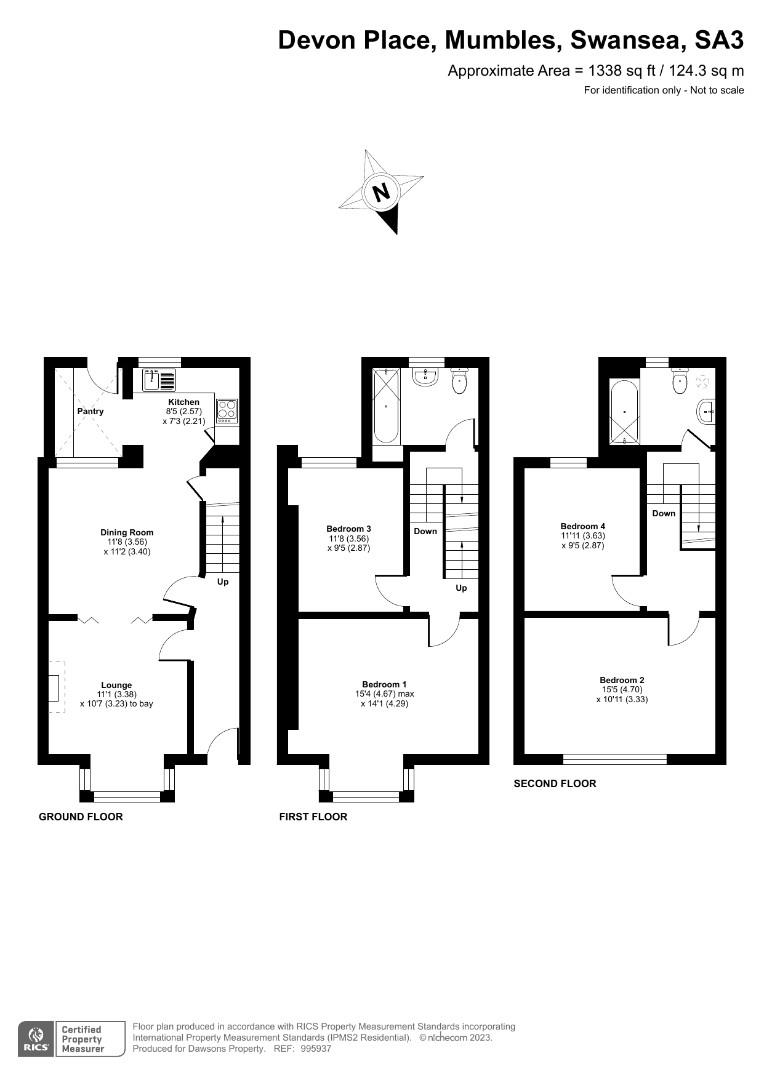 Devon Place, Mumbles, Swansea, £450,000 Dawsons Property